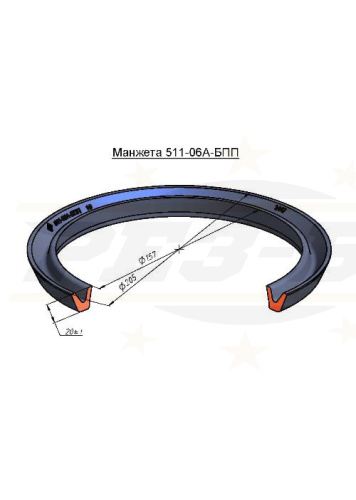 картинка Манжета 511.06А в интернет магазине ОсОО "БПП "Рез-Би"