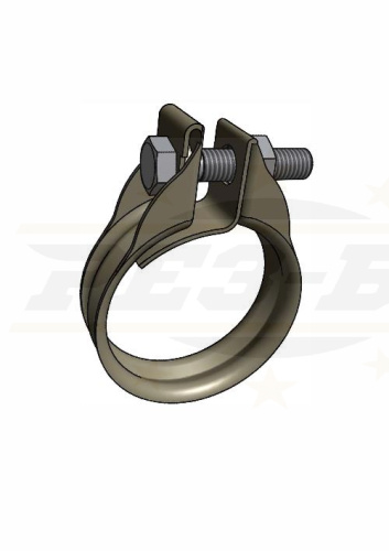 картинка Хомут соединительного рукава ф49 Р17.002 ГОСТ 2593 в интернет магазине ОсОО "БПП "Рез-Би"